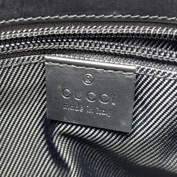 Gucci Shoulder Bag Black Canvas 450-060425 - Picture 13 of 13